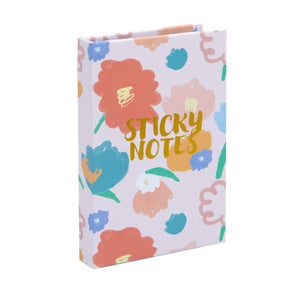 Set notas adhesivas Flower