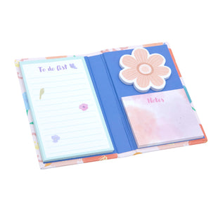 Set notas adhesivas Flower