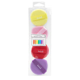 4 Puffs Sponge Beauty Case Colorful Esponjas de Maquillaje