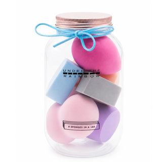 8 Sponges In A Jar Sky Esponjas de Maquillaje
