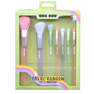 Pastel Rainbow Set 7 brochas