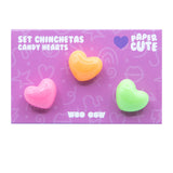 Set Chinchetas Hearts