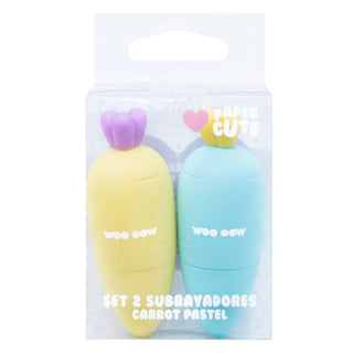 Set 2 Subrayadores Carrot