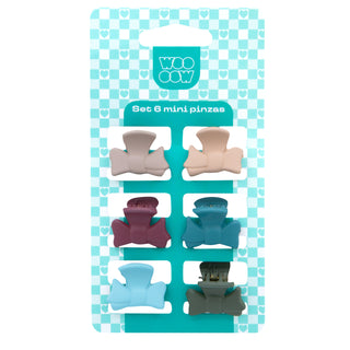 Set 6 Mini Pinzas Lazo