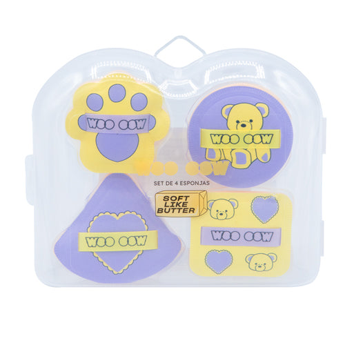 Set 4 Esponjas Soft Like Butter