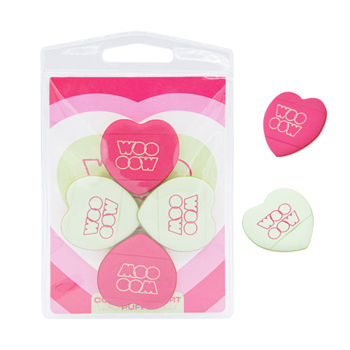 Colourful Heart Puffs Esponjas de Maquillaje