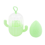 Funda Protectora Cactus + Esponja de Maquillaje