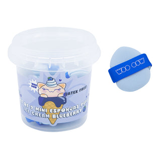 Set 9 Mini Esponjas Puff Ice Cream