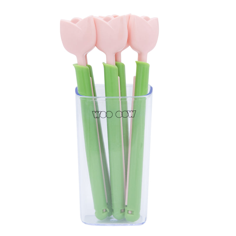 Set 5 Clips de Tulipanes Para Bolsa