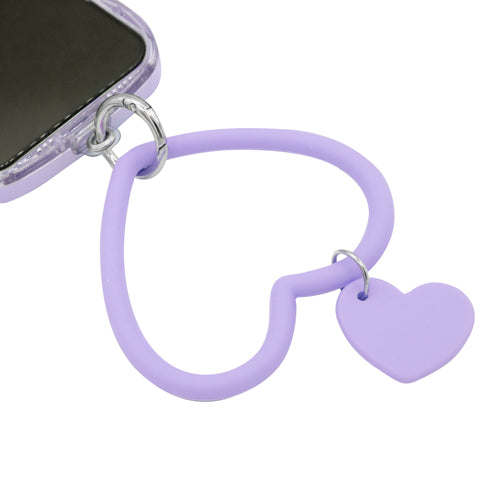 Hold Up My Phone Charm Corazón