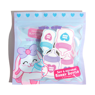 Set 4 Esponjas Baby Bottle