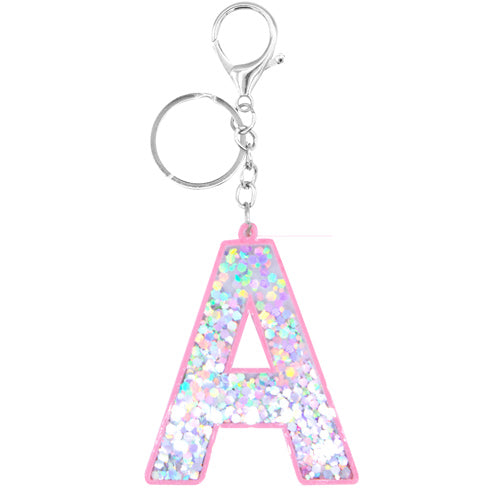 Llavero ABC Glitter Collection
