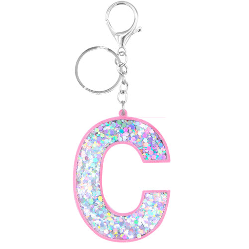 Llavero ABC Glitter Collection