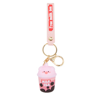 Llavero Bubble Tea Pig