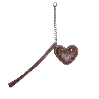 Leather Heart Charm