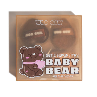 Set 5 Esponjitas Baby Bear