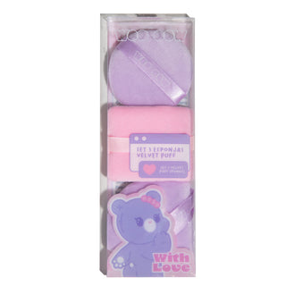 Set 3 Esponjas Velvet Puff