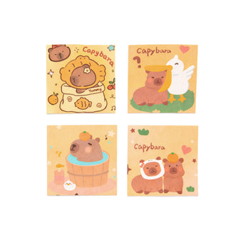 Capybara Note Set 4 Styles Notas de Papel