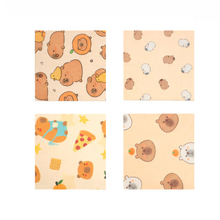 Capybara Note Set 4 Styles Notas de Papel