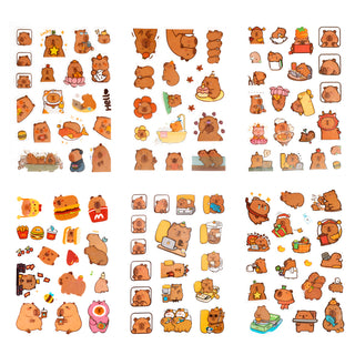 Pegatinas Capybara Sticker Set