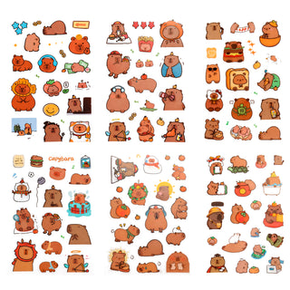Pegatinas Capybara Sticker Set