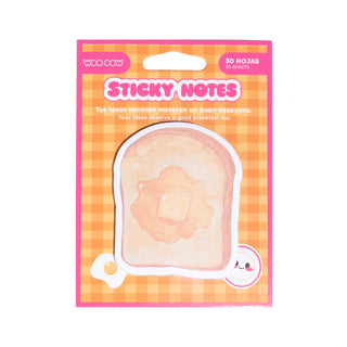 Sticky Notes 30 Notas Adhesivas Desayuno