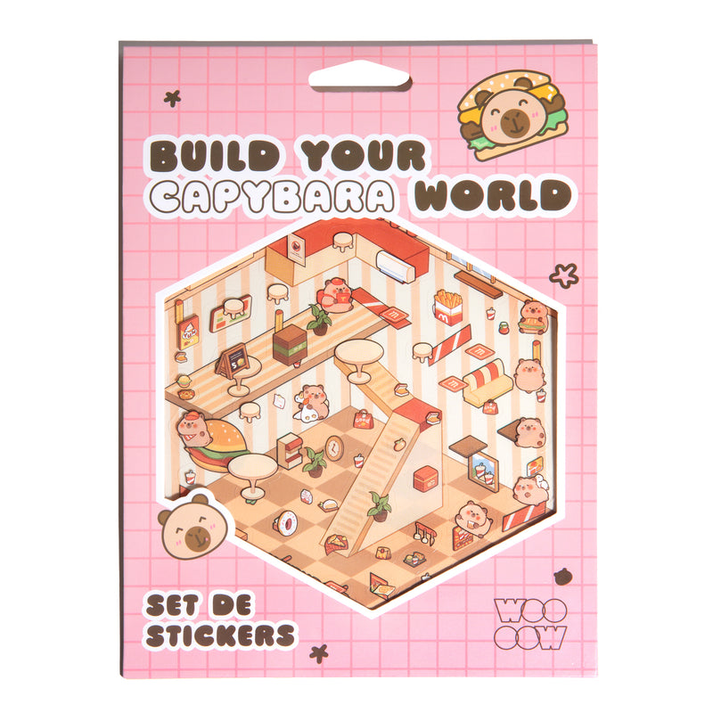 Build Your Capybara World Pegatinas