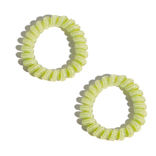 Set 2 Gomas de Pelo Cable Pastel