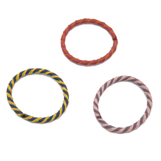 Set 3 Gomas de Pelo Trenzadas