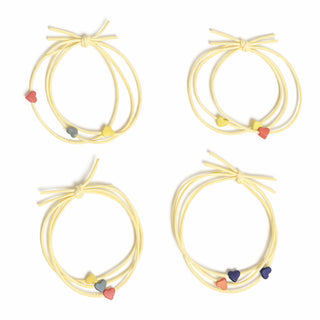 Set 4 Gomas Wavy Hearts