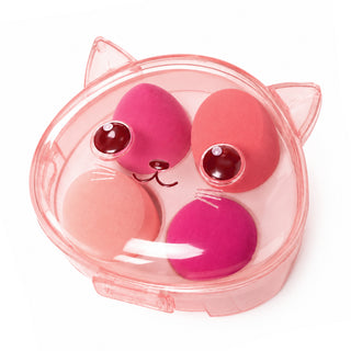 Set 4 Esponjas de Maquillaje Cat