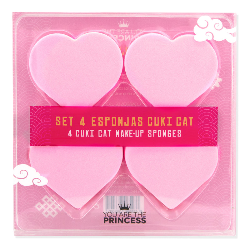 Cuki Cat Set 4 Esponjas