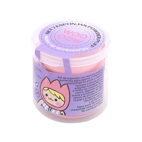 Set 7 Esponjas Powder Puff