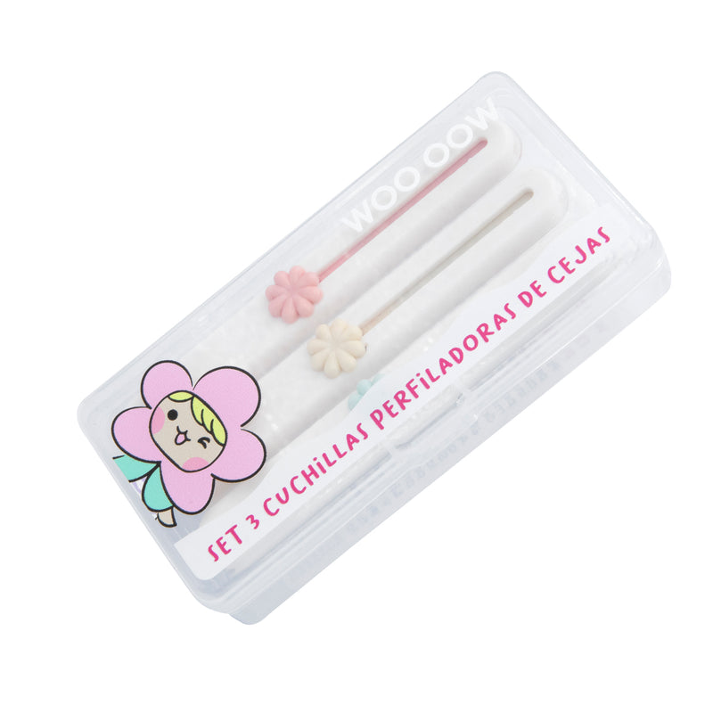 Set 3 Cuchillas Perfiladoras Cejas