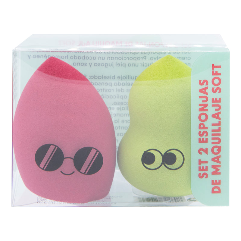 Set Dos Esponjas Maquillaje Soft