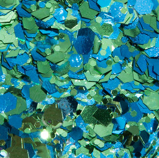 Oh My Nails Glitter Nails Ocean