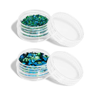 Oh My Nails Glitter Nails Ocean