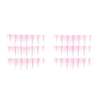 Flash Lash Pestañas Postizas Individuales Rosa