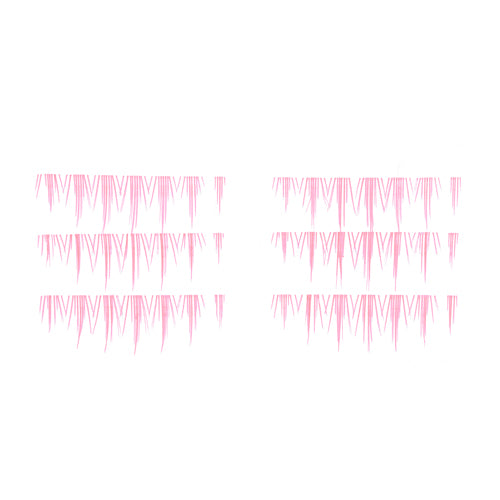 Flash Lash Pestañas Postizas Individuales Rosa