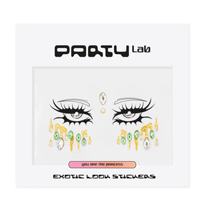 Party Lab Exotic Look Stickers Gemas Para Ojos