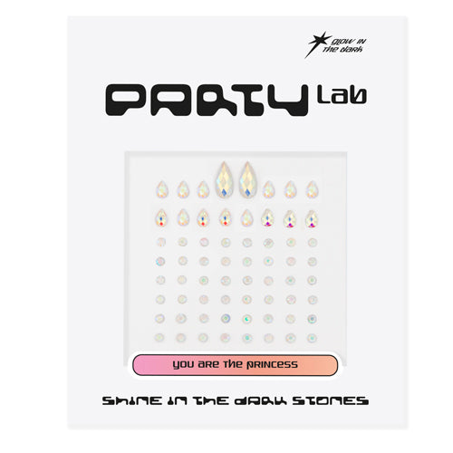 Party Lab Shine In The Dark Stones Gemas Decorativas