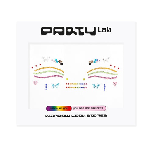 Party Lab Proud Of You Rainbow Look Stones Gemas Decorativas