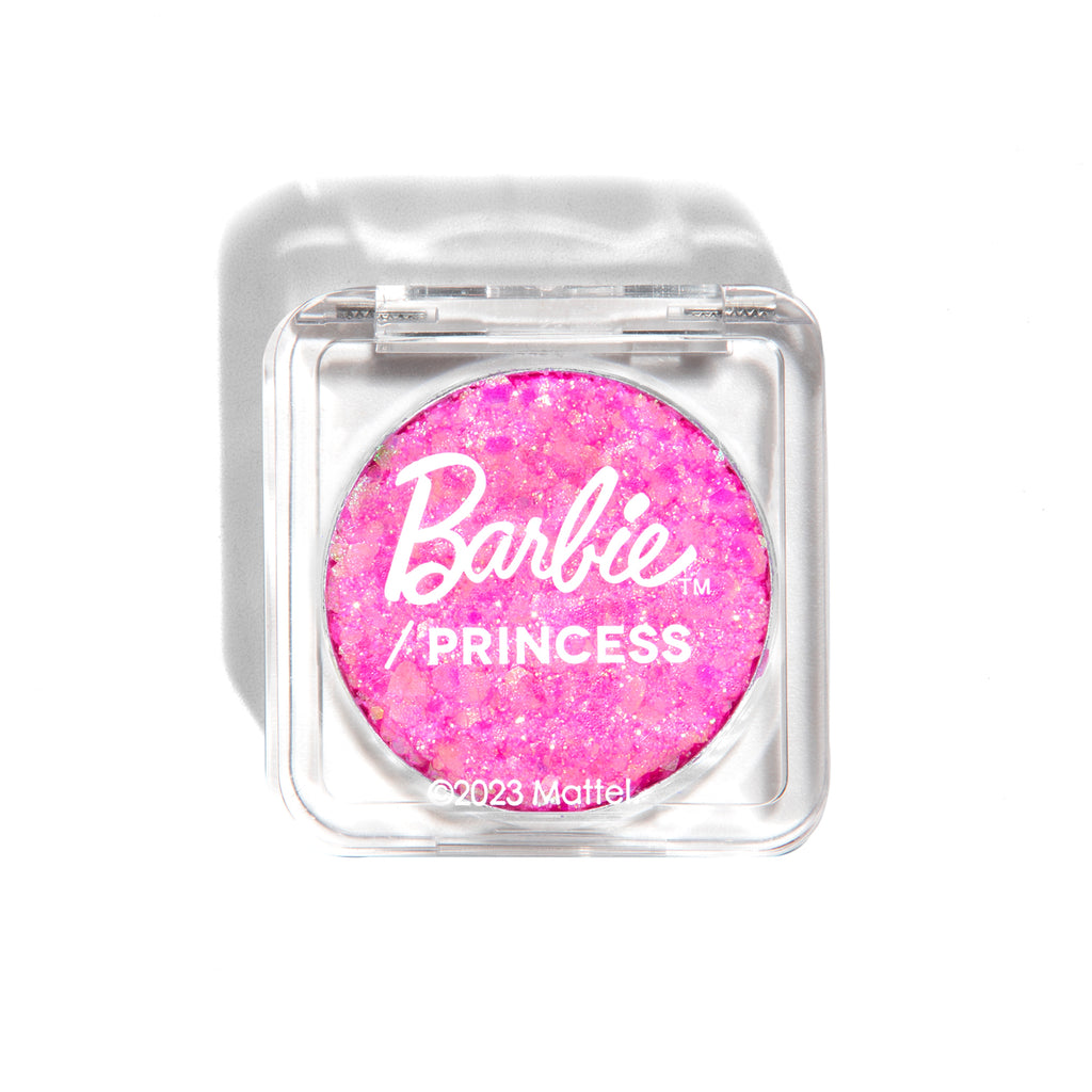 Barbie / Princess Glitter Holo Pink Hearts