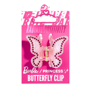 Barbie / Princess Pink Carey Butterfly Clip