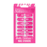 Barbie / Princess Nail Stickers Magenta