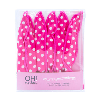 Oh My Hair Set 6 Rulos Flexibles para Hacer Ondas