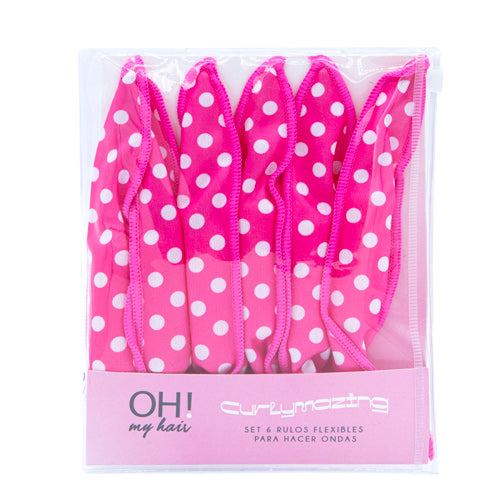 Oh My Hair Set 6 Rulos Flexibles para Hacer Ondas