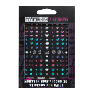 MONSTER HIGH™ / YOU ARE THE PRINCESS  ICONS 3D STICKERS FOR NAILS