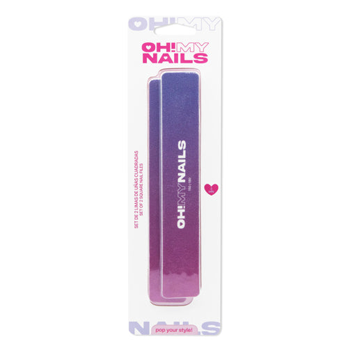 Oh My Nails Set 2 Limas Cuadradas