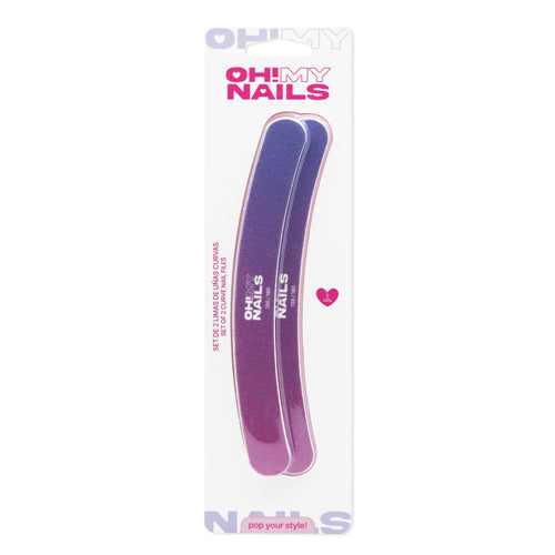Oh My Nails Set 2 Limas Curvas